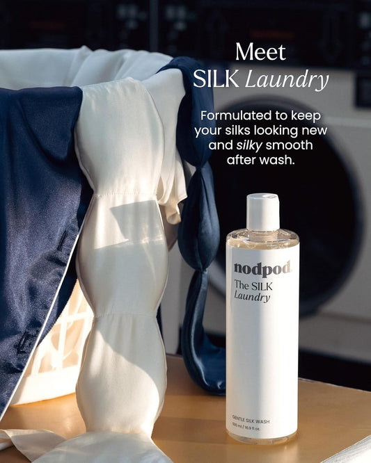Nodpod Silk Wash - Gentle Silk Detergent For Your Delicates - Hypoallergenic, Formulated Ph-Balanced Liquid Soap, Free From Harsh Chemicals, Fragrance-Free, 500Ml / 16.9 Fl Oz