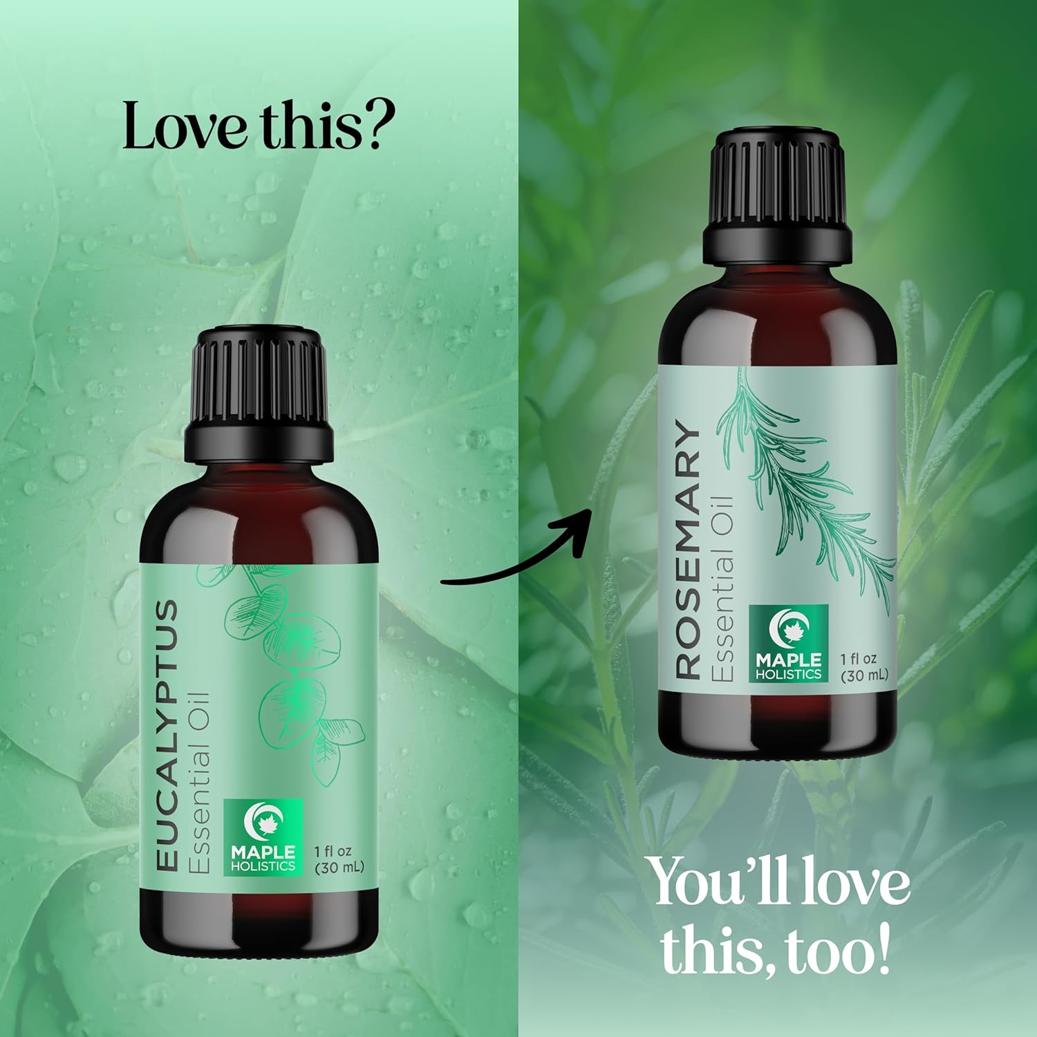 Pure Eucalyptus Essential Oil for Diffuser - Natural Eucalyptus Aromatherapy Diffuser Oil for Scalp Hair Skin and Nails - Undiluted Eucalyptus Essential Oils for Diffusers for Home and Self Care