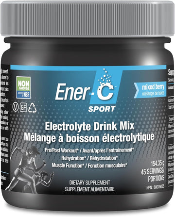 Ener-C Sport - Electrolyte Drink Mix Powder, Supports Muscle Function