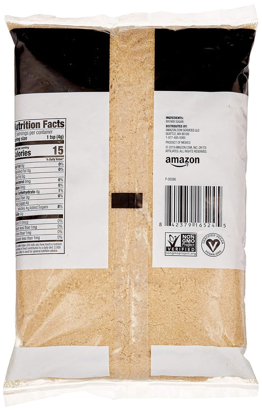 Amazon Brand - Happy Belly Light Brown Sugar, 2 lb