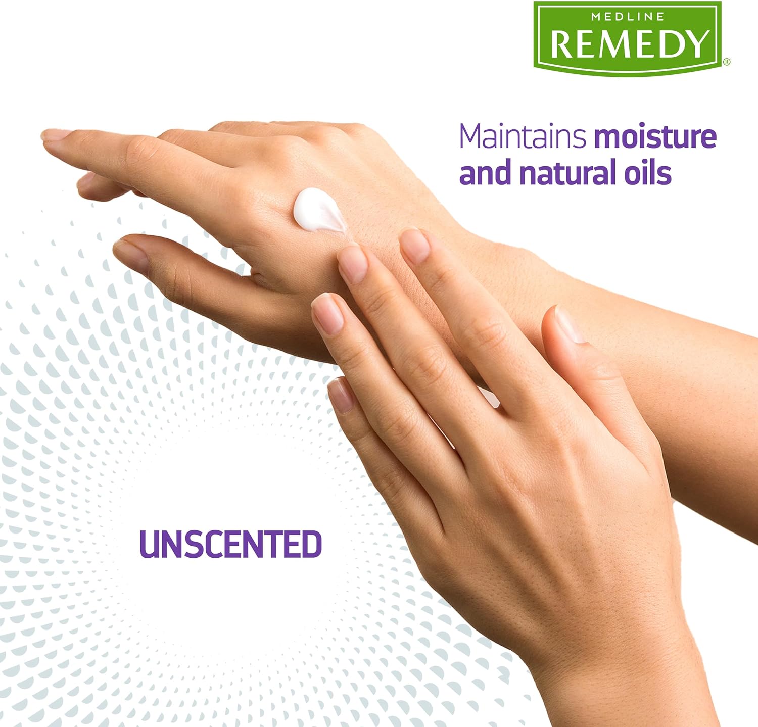 Medline Remedy Clinical Skin Cream Moisturizer, Unscented (4 fl oz), 12 Count Nourishing for Dry Skin, Paraben and Sulfate-Free Moisturizing Cream for Face and Body, Lotion for Sensitive Skin