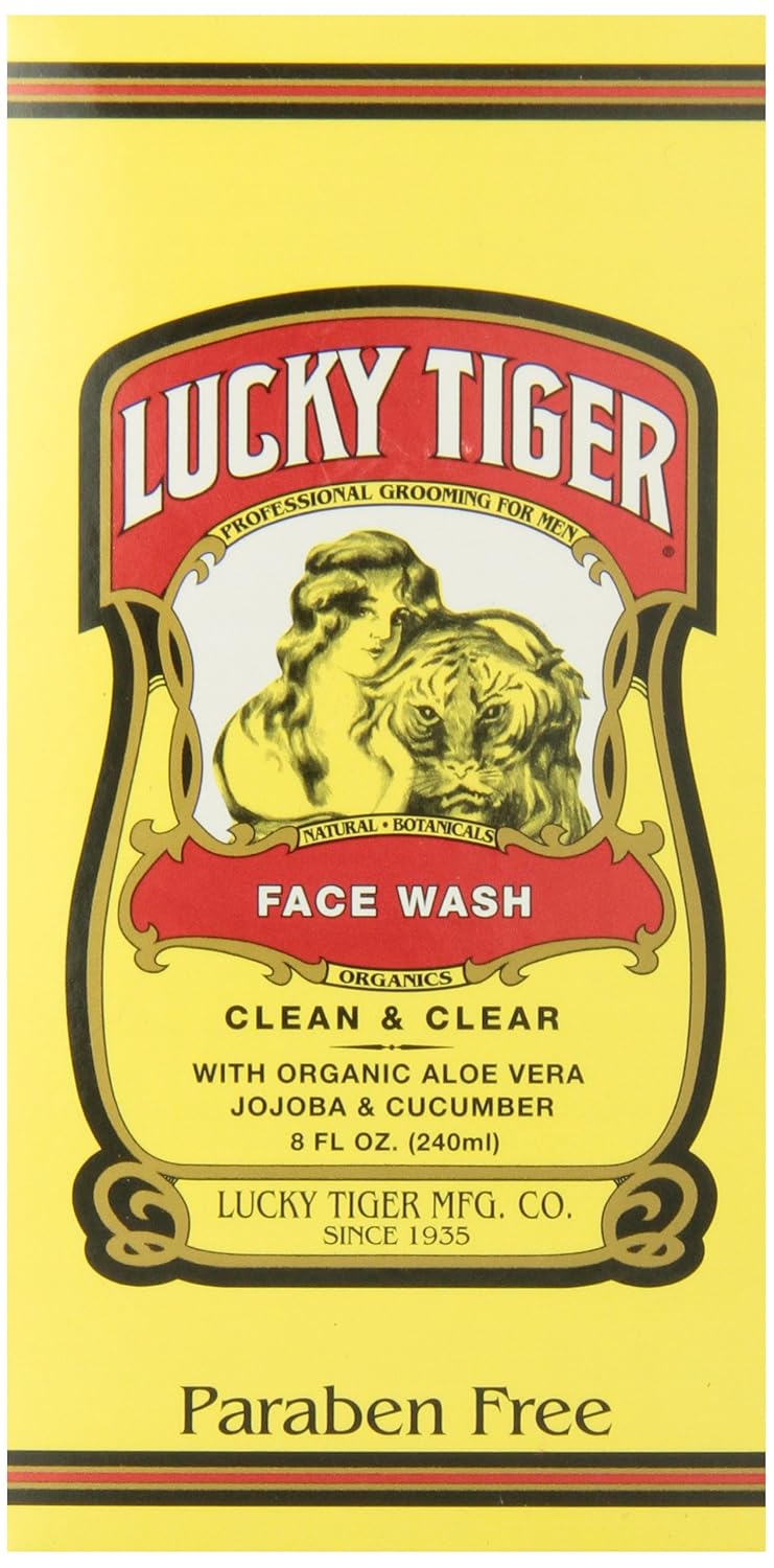 Lucky Tiger Face Wash, 8 Ounce : Beauty & Personal Care