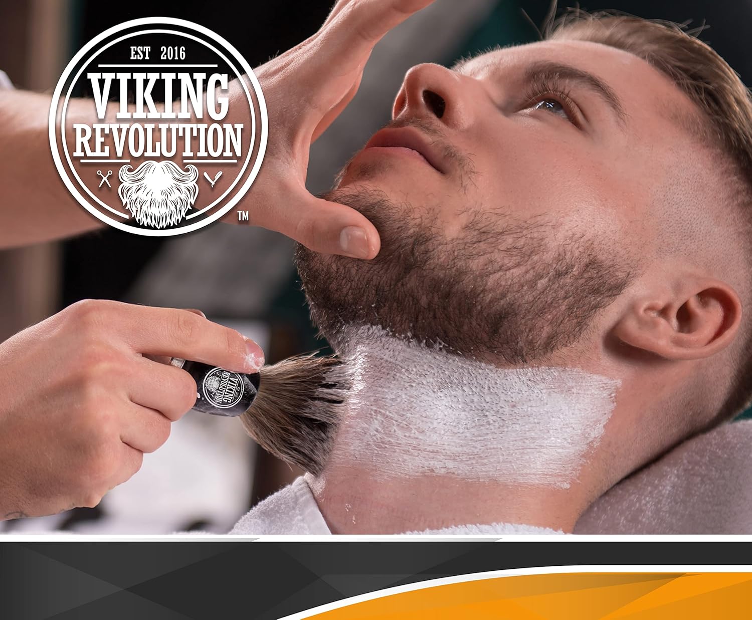 Viking Revolution Badger Hair Shaving Brush- Shave Brush for Wet Shave Using Shaving Cream & Soap- Best Shave of Your Life for Safety Razor, Double Edge Razor, Straight Razor or Shaving Razor : Beauty & Personal Care