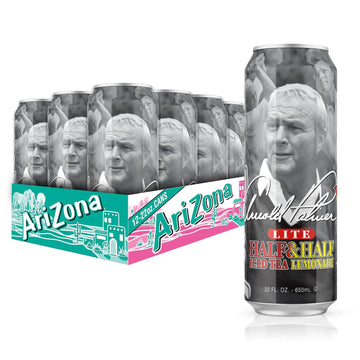 Arizona Arnold Palmer Half And Half - Big Can, 22 Fl Oz (Pack Of 12)