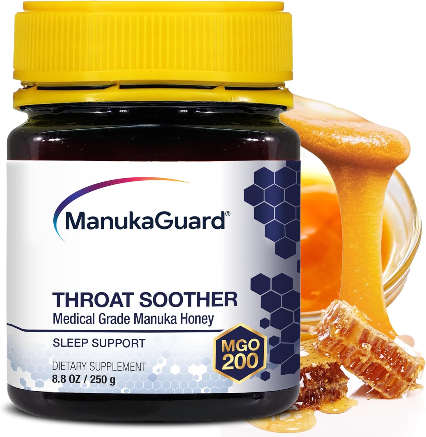 Manukaguard - Medical Grade Throat Soother, 8+, Mgo 200