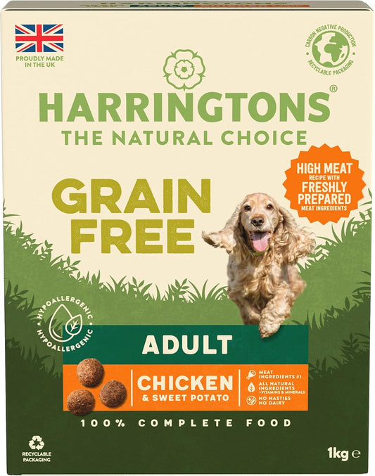 Harringtons Grain Free Chicken 1kg (Pack of 5)