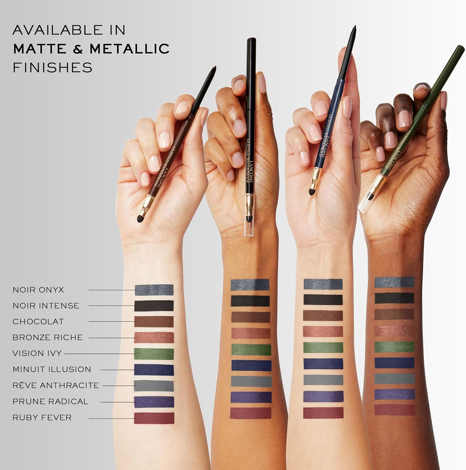 Lancôme Le Stylo Waterproof Eyeliner - Long-Lasting, Creamy & Blendable Eyeliner Pencil with Smudger, 01 : Amazon.co.uk: Beauty
