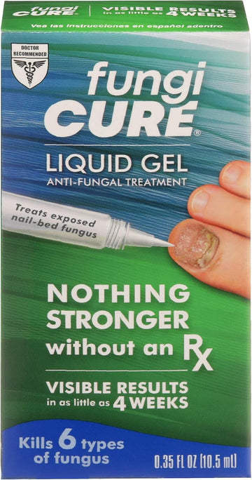 Fungicure Anti-Fungal Liquid Gel - Maximum Strength - Kills Exposed Nail-Bed Fungus, Ringworm, Athlete’S Foot - 0.35 Fl Oz