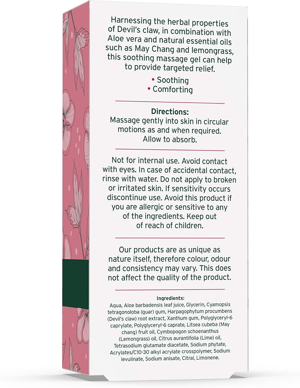 Aloe Pura, Devil's Claw Gel with Organic Aloe Vera, Natural, Vegan, Cruelty Free, Paraben & SLS Free, Soothing, 50ml (Pack of 2) : Amazon.co.uk: Beauty