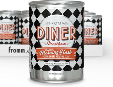 Fromm Diner Breakfast Maddie'S Morning Hash Beef & Sweet Potato Recipe Dog Food - Premium Wet Dog Food - Beef Recipe - Case Of 12 Cans