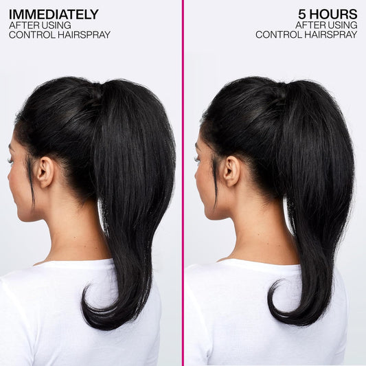Redken Control Hairspray 28 | High-Hold Hair Spray For Women | Flake-Free, Quick-Dry Finish | Long-Lasting Frizz Protection | Humidity Resistance | 24 Hour Style Control | For All Hair Types