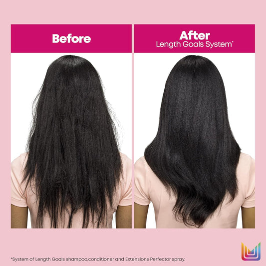 Matrix Length Goals Extensions Perfector Multi-Benefit Heat Protectant & Styling Spray | Leave-In Hair Treatment | For Damaged Hair | Professional Leave In Spray | Packaging May Vary | 6.8 Fl. Oz