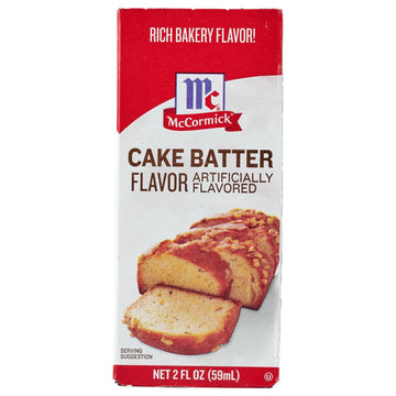 Mccormick Cake Batter Flavor, 2 Fl Oz