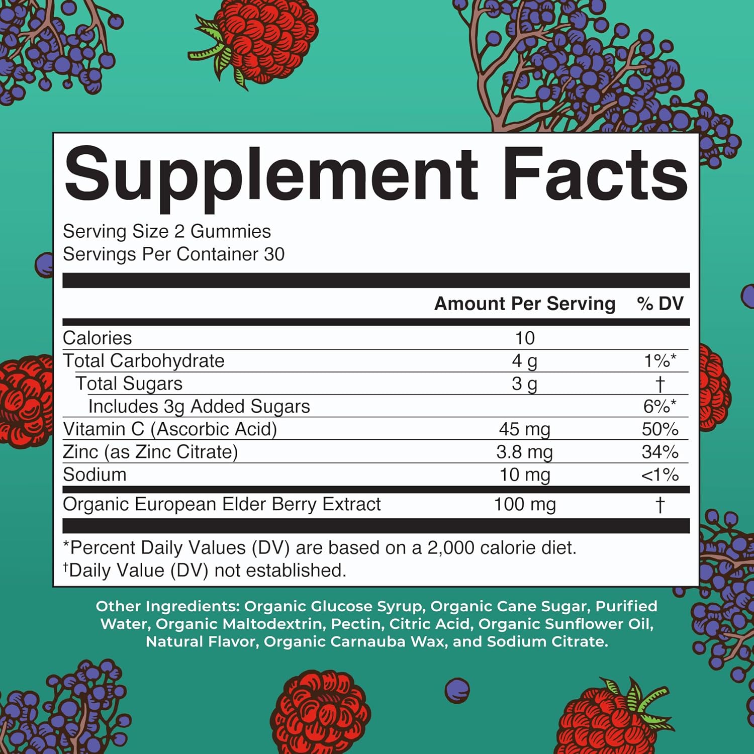 MaryRuth Organics Kids Immune Support Gummies | USDA Organic | Vitamin C, Zinc, and Elderberry Gummies for Kids| Immune Support for Kids Ages 4+ | Vegan | Non-GMO | Gluten Free | 60 Count : Health & Household
