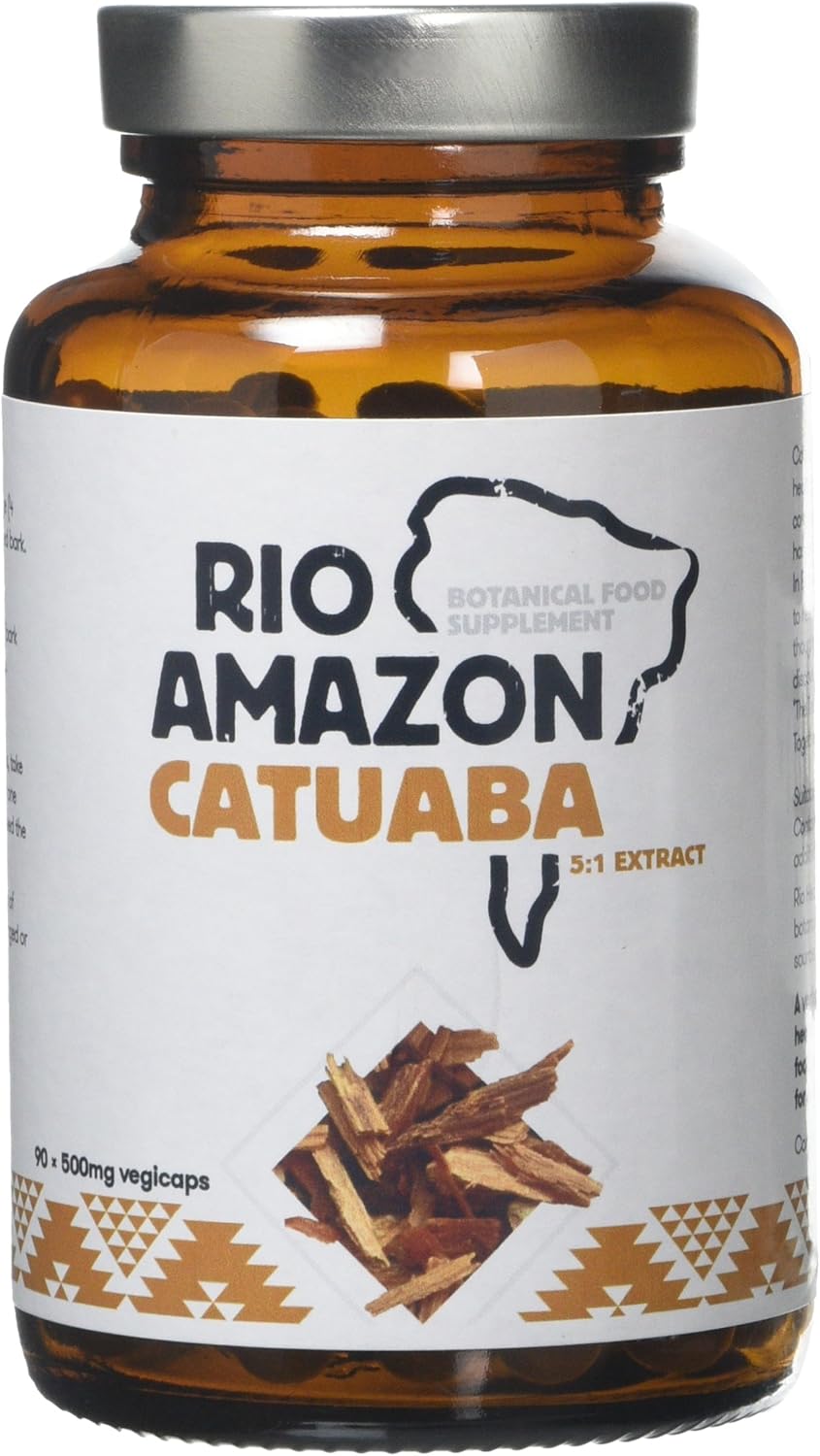 Rio Amazon 500 Mg Catuaba 5:1 Extract 90 Vegetarian Capsules, 320 G