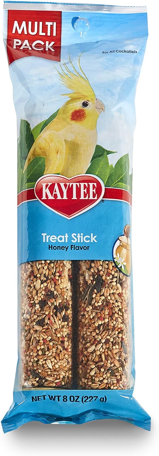 Kaytee Treat Stick Honey Flavor - Cockatiel 8 Oz