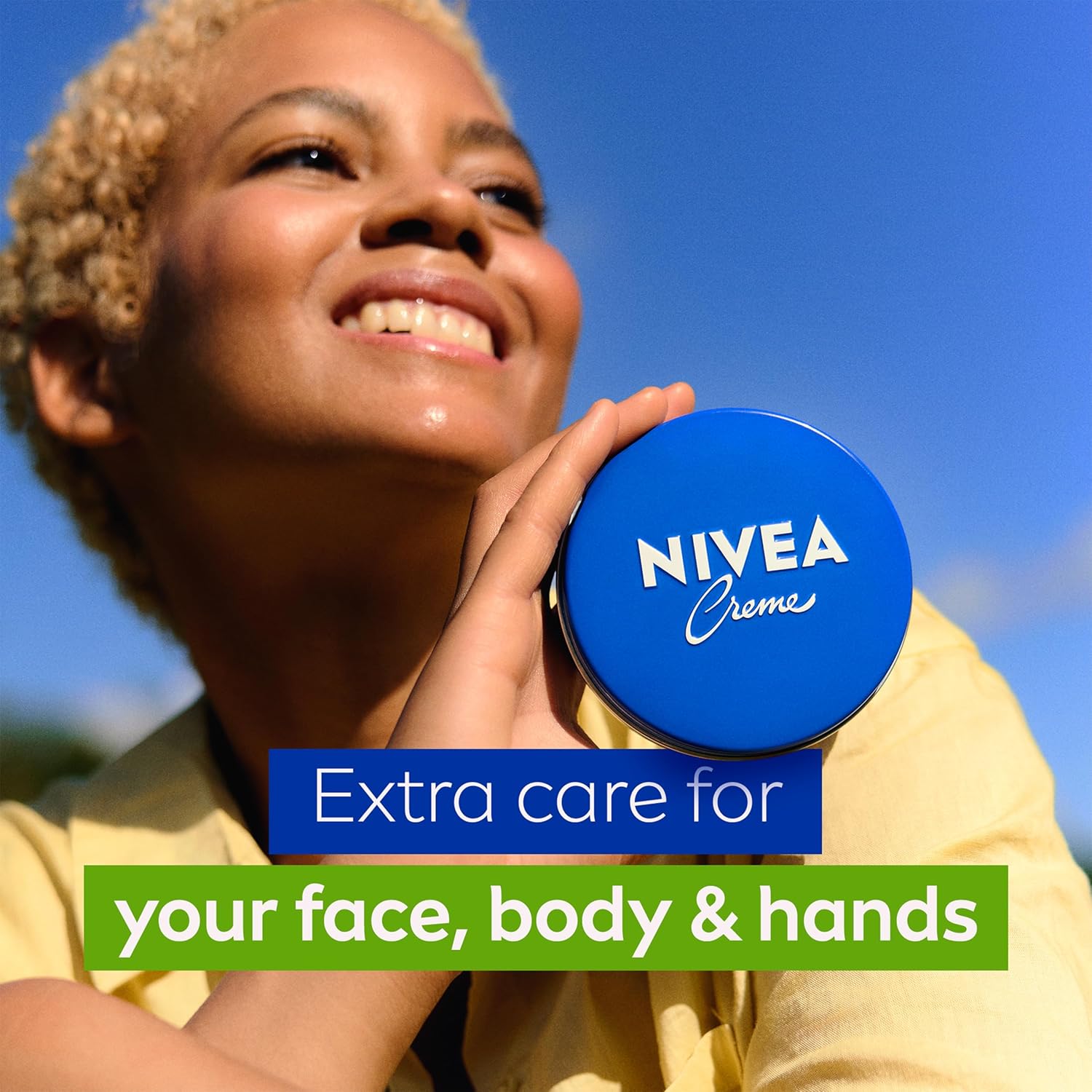 Nivea Creme (400Ml), Moisturising Skin Cream, Intensively Caring Face Cream, All Purpose Body Cream For The Whole Family