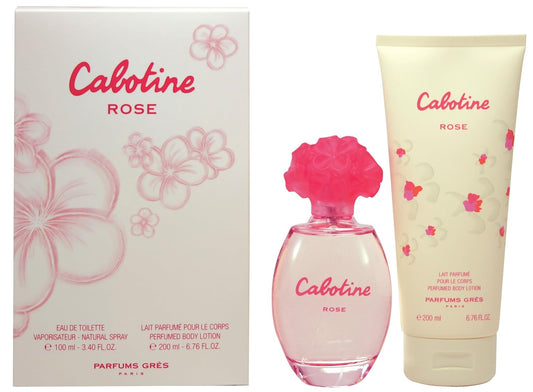 Cabotine Rose 2 Piece Set For Women (3.4 Eau Di Toilette Spray + 6.8 Body Lotion) : Fragrance Sets : Beauty & Personal Care