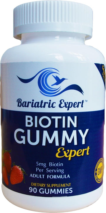 Bariatric Expert Biotin Vitamin ? Fast-Melting Dietary Supplement for Adults Post Bariatric Surgery, 90 Count