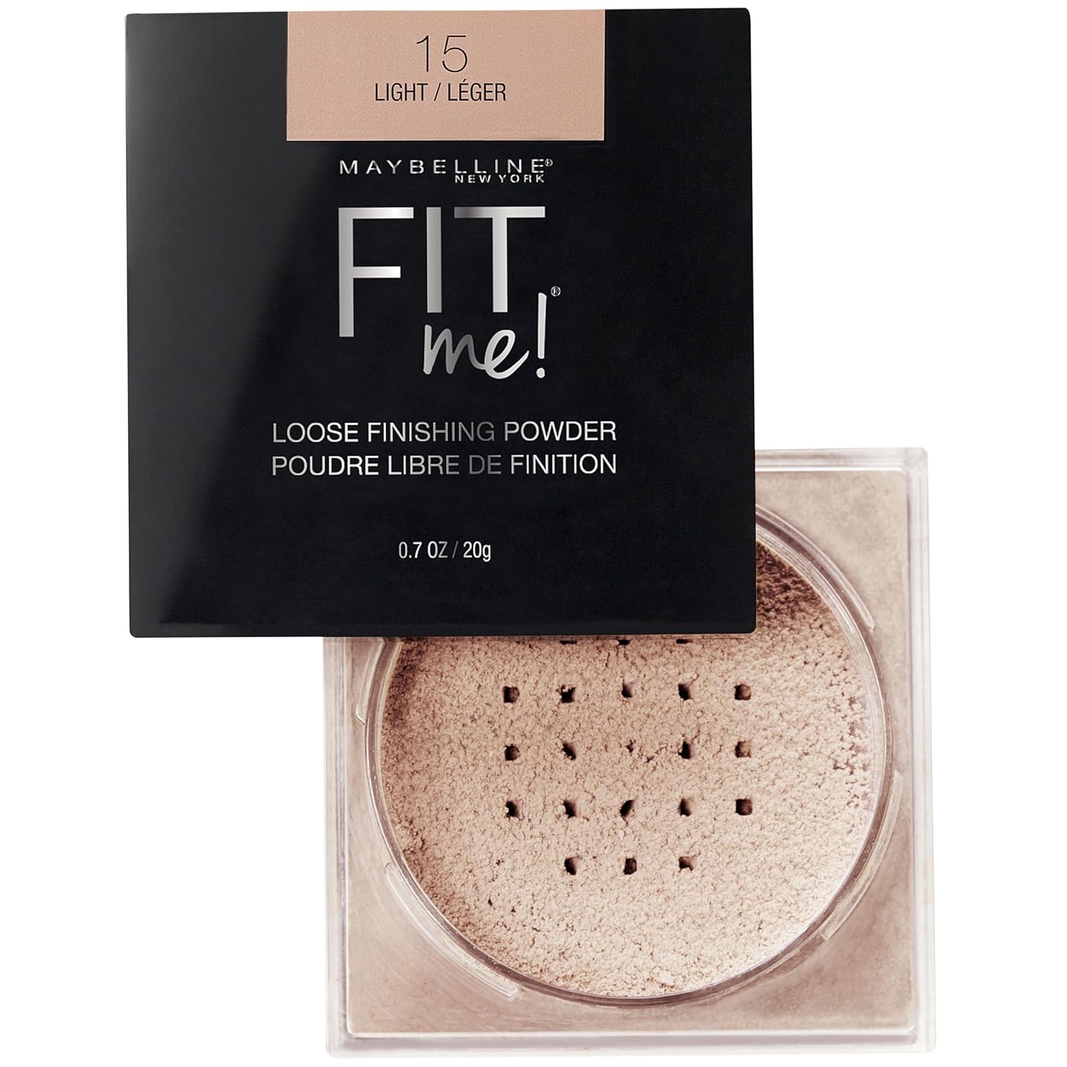 Maybelline Fit Me Loose Setting Powder, Face Powder Makeup & Finishing Powder, Light Medium, 1 Count : Beauty & Personal Care