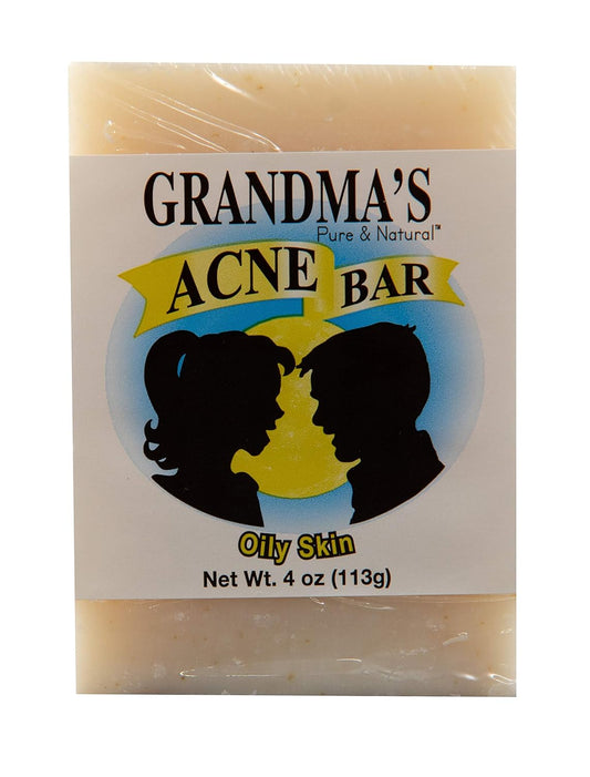 Remwood Products Co Grandma'S Pure & Natural Acne Bar For Oily Skin 4 Oz : Body Butters : Beauty & Personal Care