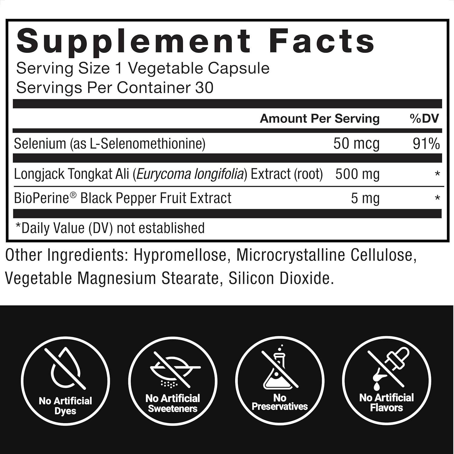 Force Factor Longjack Tongkat Ali 500Mg For Men’S Hormones, Promote Male Energy, Vitality & Drive, Support Muscle & Strength, Longjack Capsules With Bioperine Black Pepper Extract, 30 Capsules