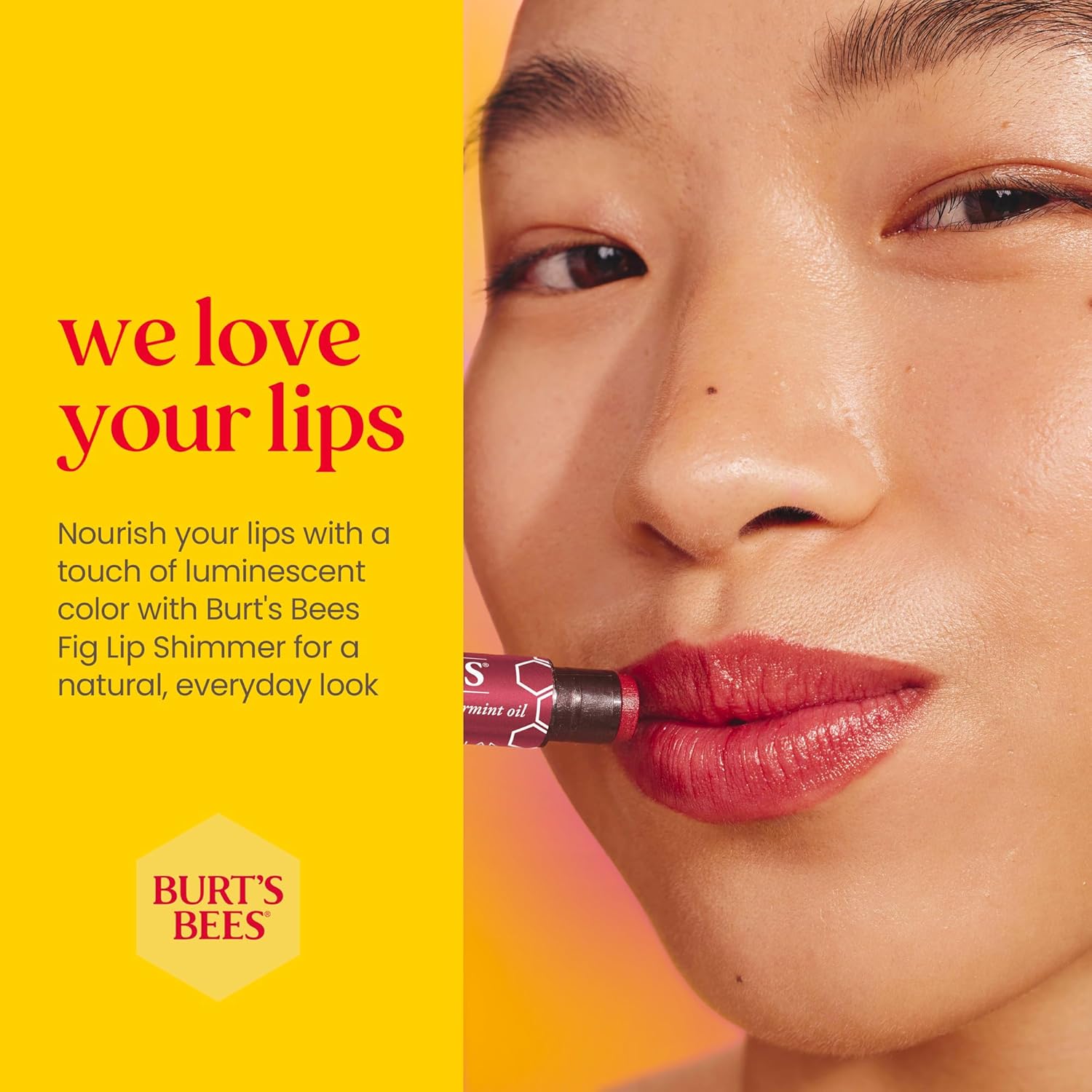 Burt's Bees Red Dahlia Tinted Lip Balm : Amazon.co.uk: Beauty