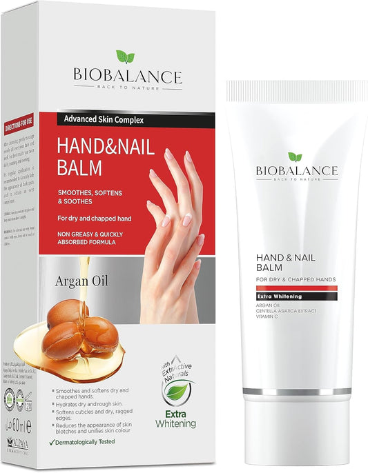 BioBalance Argan Oil Hand & Nail Balm 60ml