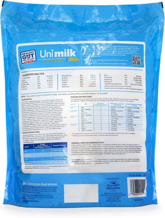 Manna Pro Unimilk Multi-Species Milk Replacer | Great For Puppies | 9 Lb