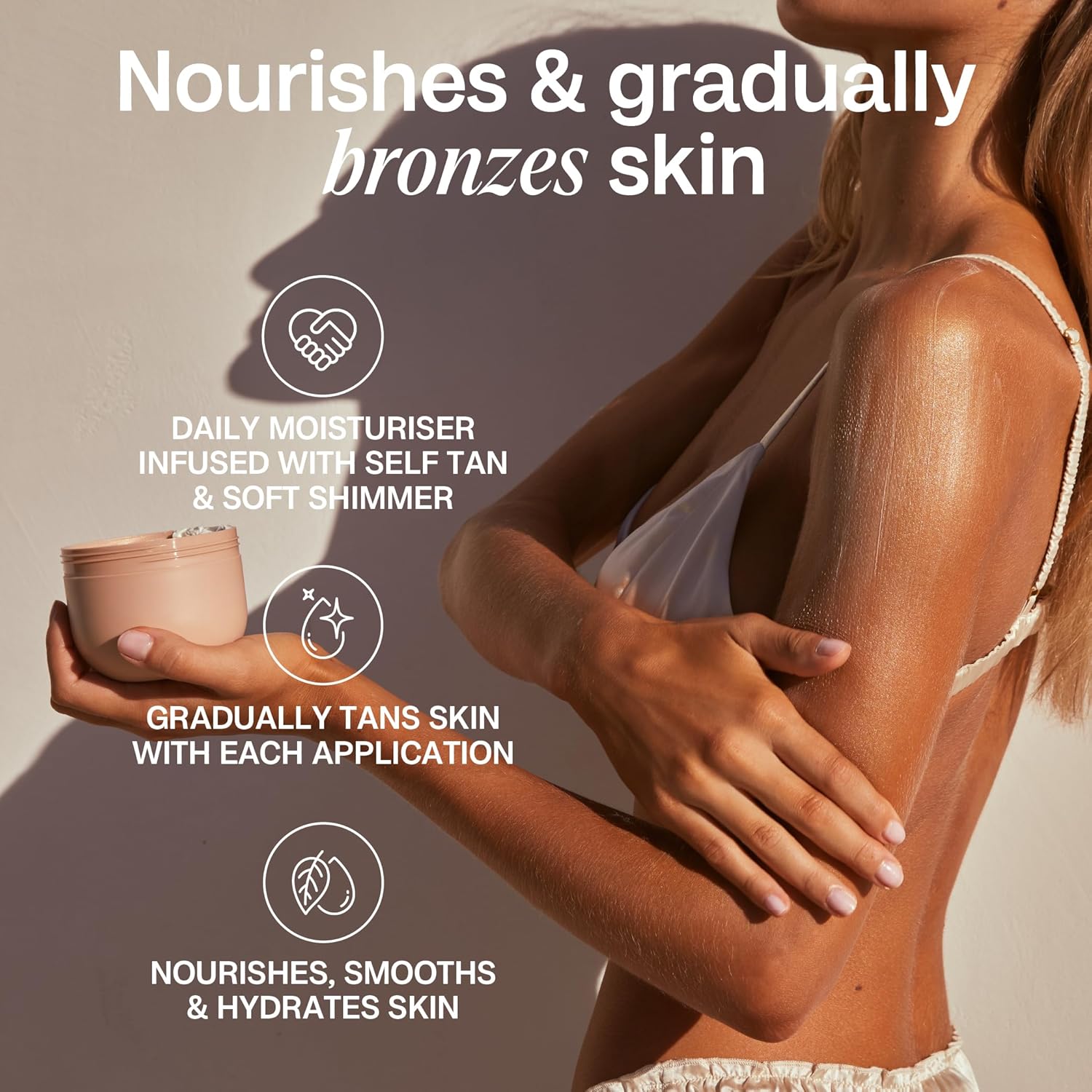 Bali Body Gradual Tanning Butter | Buildable, Natural Tan in 6-8 Hours | Antioxidant-Rich, Subtle Gold Shimmer | For All Skin Types, Including Sensitive Skin (200 ml/6.76 fl oz) : Amazon.co.uk: Beauty