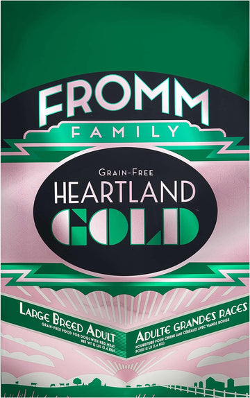 Fromm Heartland Gold Large Breed Adult Dog Food - Dry Dog Food For Large & Giant Breeds - Beef Recipe - 12 Lb