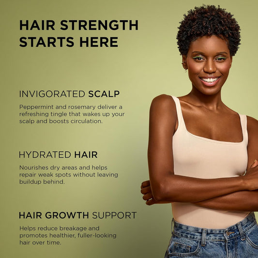 African Pride Feel It Formula Hair Strengthening Oil – Hair Oil With Rosemary, Peppermint & Sage – Hydrates Hair, Helps Strengthens Roots & Promotes Growth | 4Oz