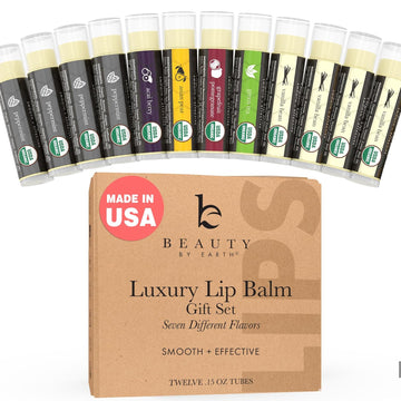 Usda Organic Lip Balm - Usa Made With Natural Ingredients, Beeswax Vanilla Chapstick For Dry Lips, Gifts For Women, Birthday Gifts For Her & Him, Hydrating Lip Balm Beauty Gifts, Natural Chapstick