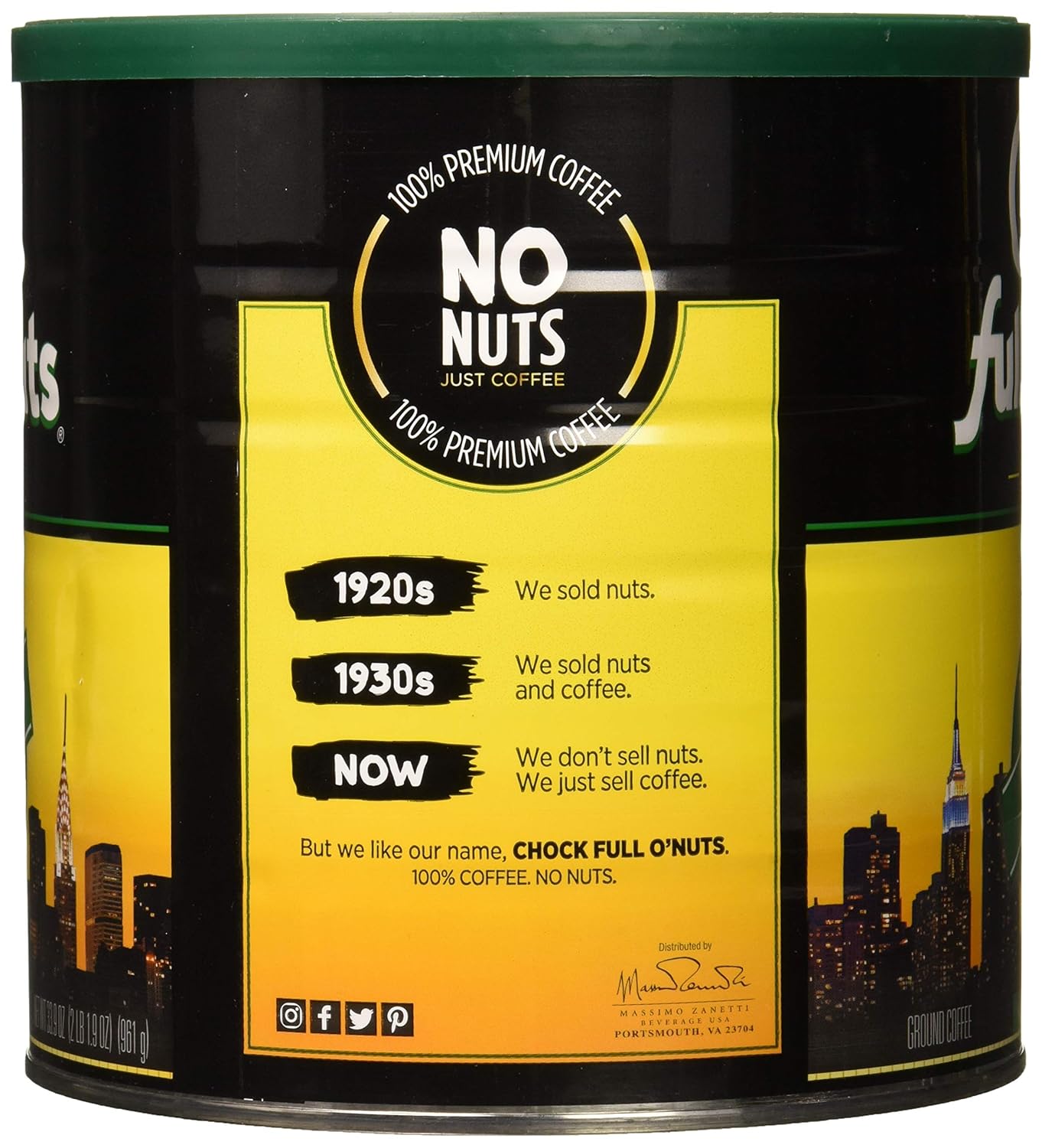 Chock Full O Nuts Decaffeinated Coffee