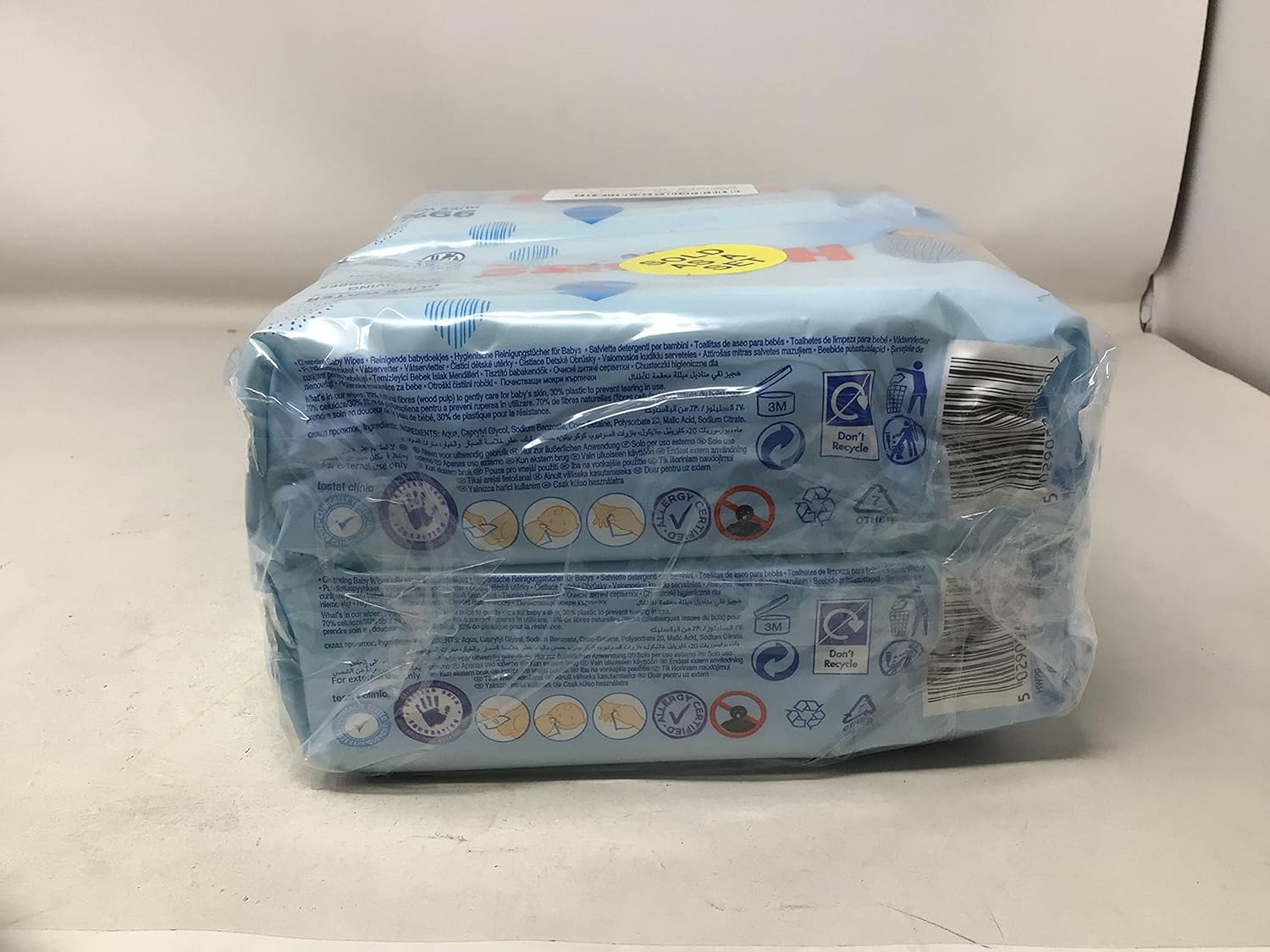 Huggies Pure Baby Wipes 56 Count (Pack Of 4) 224 Wipes Total