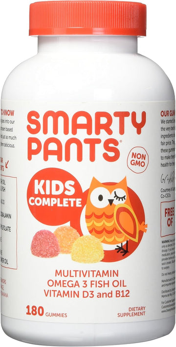 Smarty Pants Kids Complete Multi-Vitamin, 180 Gummies (1)