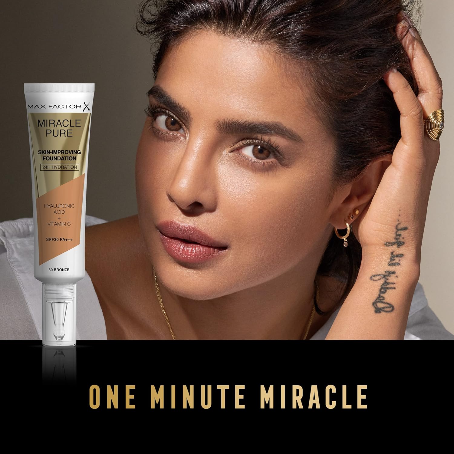 Max Factor Miracle Pure Foundation, Crystal Beige 33 : Amazon.co.uk: Beauty