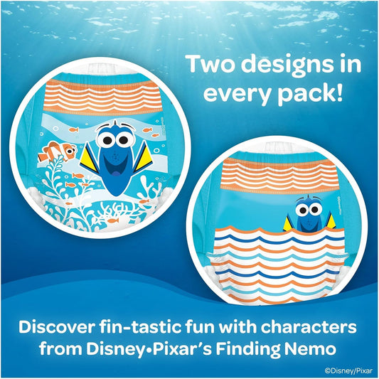Huggies Little Swimmers Disposable Swim Diapers, Swimpants, Size 5-6 Large (Over 32 Lb.), 17Ct. (Pack Of 6) (Packaging May Vary)