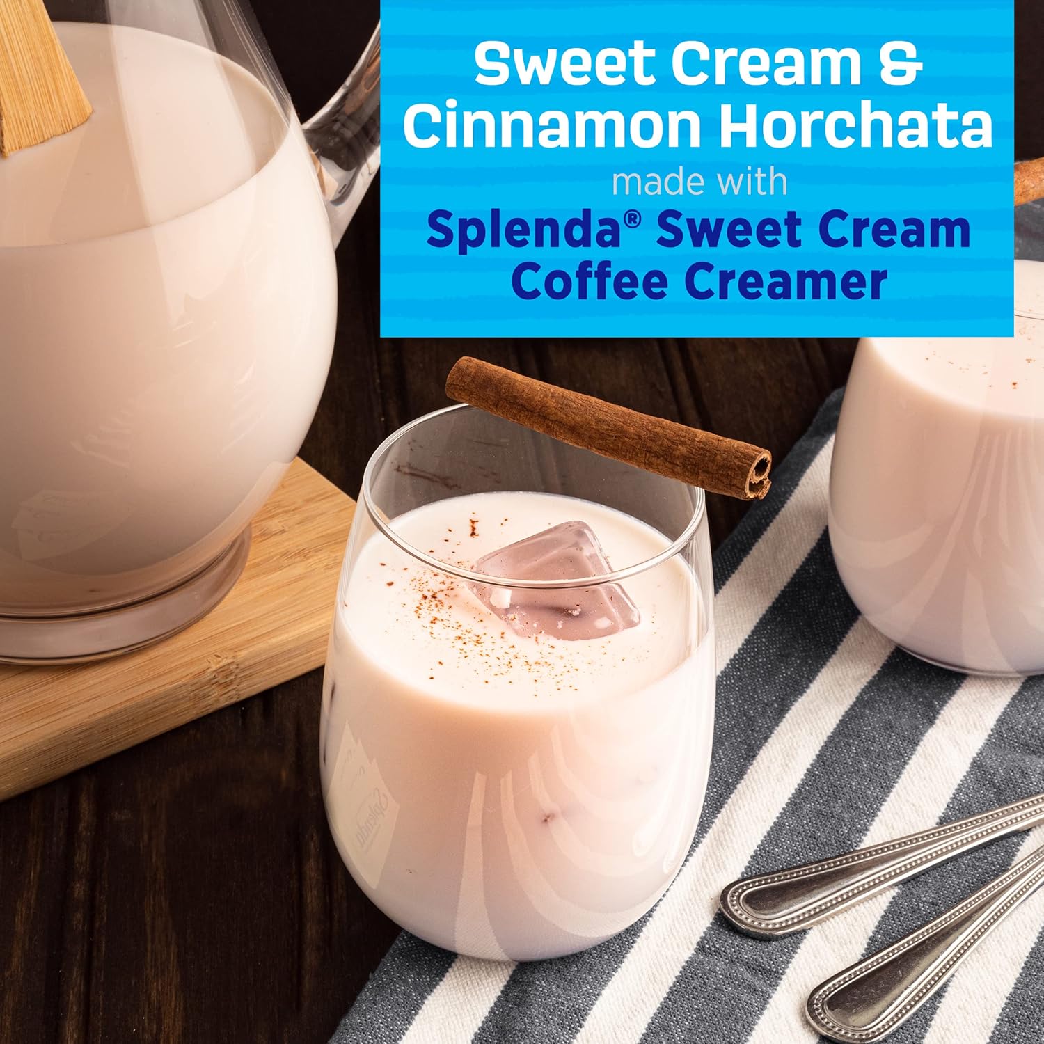 Splenda Sugar Free Sweet Cream Coffee Creamer, 8 Fl Ounces Each Bottle (Pack Of 12)