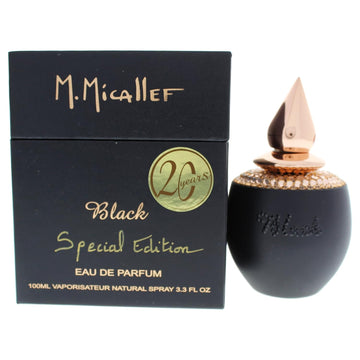 M. Micallef Black Eau De Parfum Spray Special Edition, 3.3 Ounce : Beauty & Personal Care
