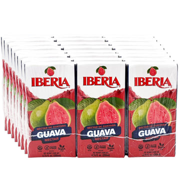 Iberia Guava Nectar, 6.8 fl oz (Pack of 24)