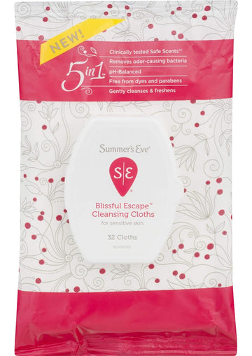 Summer's Eve Summer's Eve Blissful Escape Cleansing Cloths - 32ct, 32count