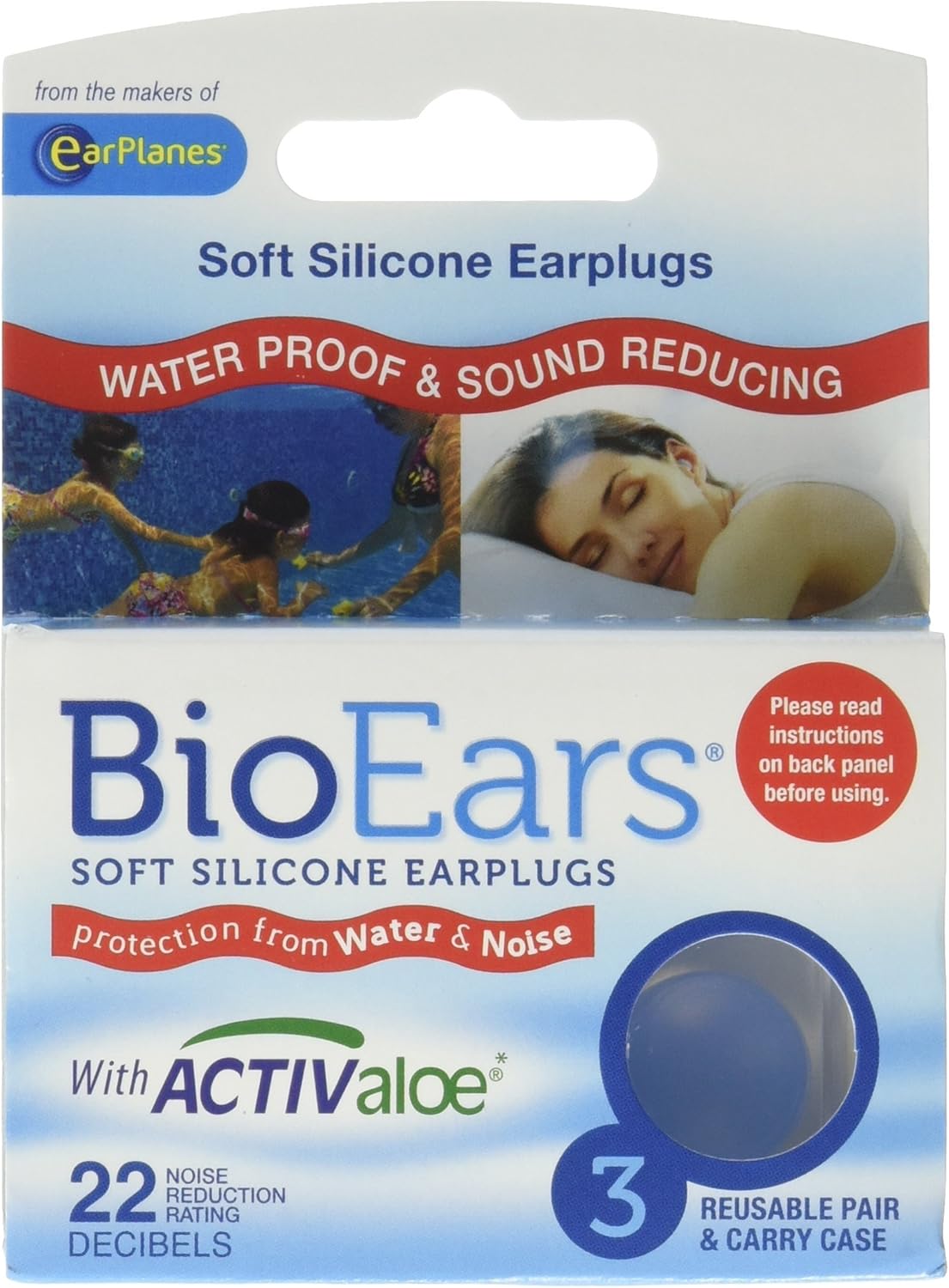 Bio Ears Soft Silicone Earplugs (9 Pairs (3 Packs))