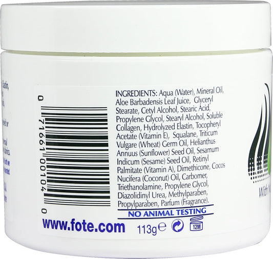 Fruit Of The Earth Aloe Vera Skin Care Cream, 4 Ounce