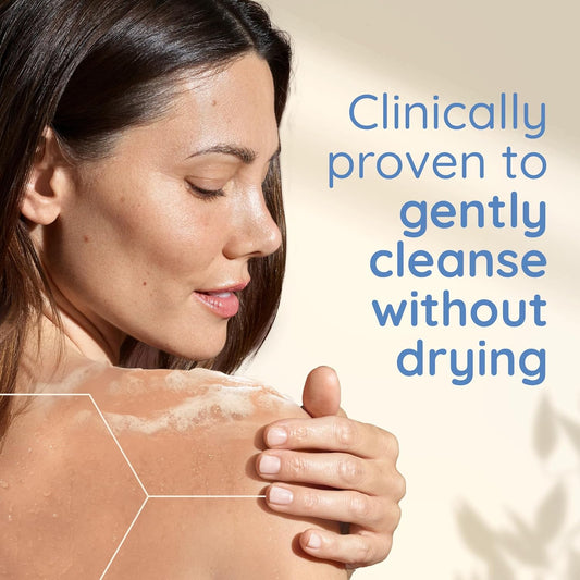 Aveeno Skin Relief Moisturising Body Wash (1X 300Ml), Gentle Cleansing Wash With Soothing Triple Oat Complex, Soap-Free, Unscented For Sensitive And Very Dry Skin