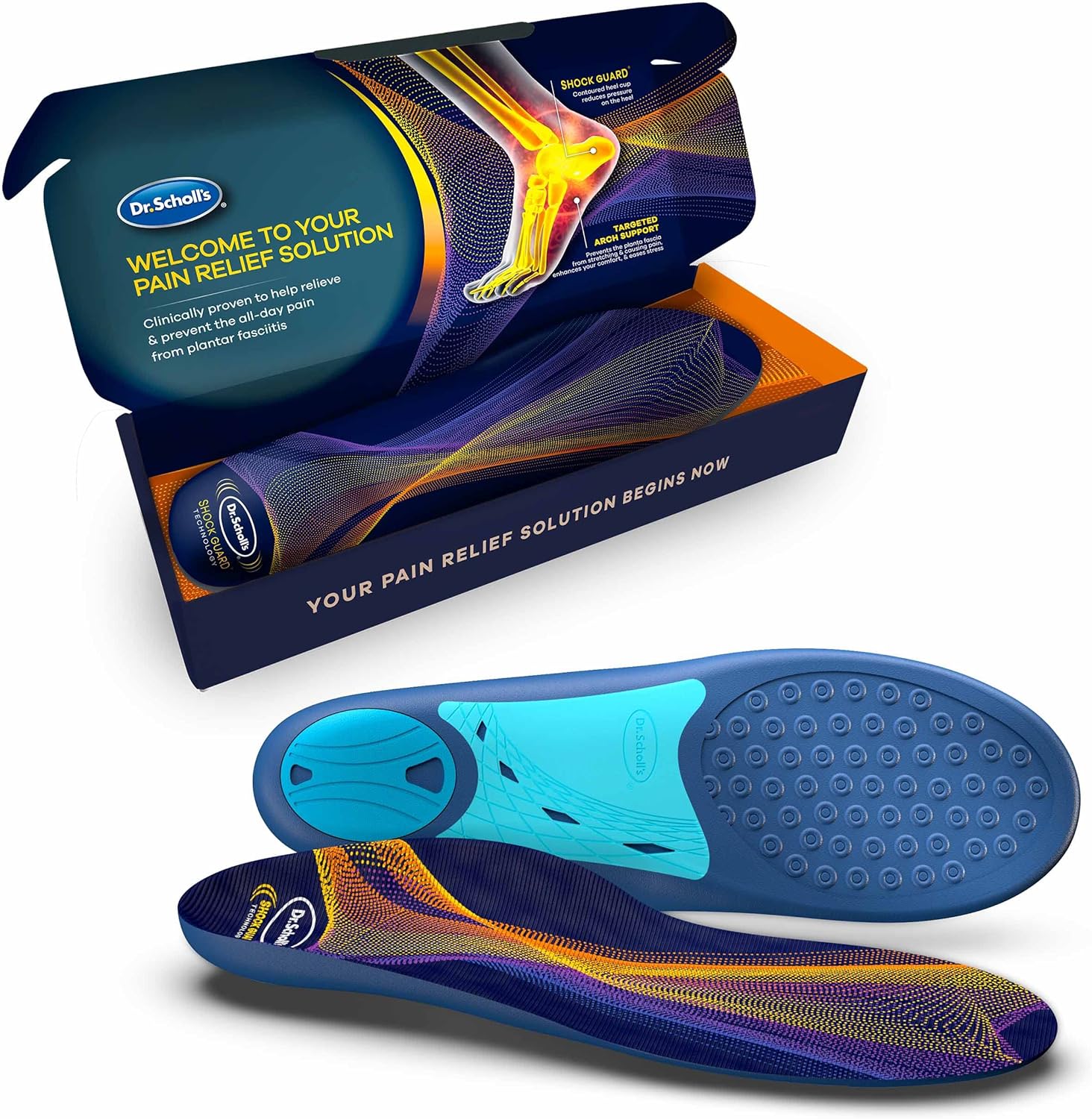 Dr. Scholl'S Plantar Fasciitis Sized To Fit Pain Relief Insoles // Shoe Inserts With Arch Support For Men And Women, 1 Count