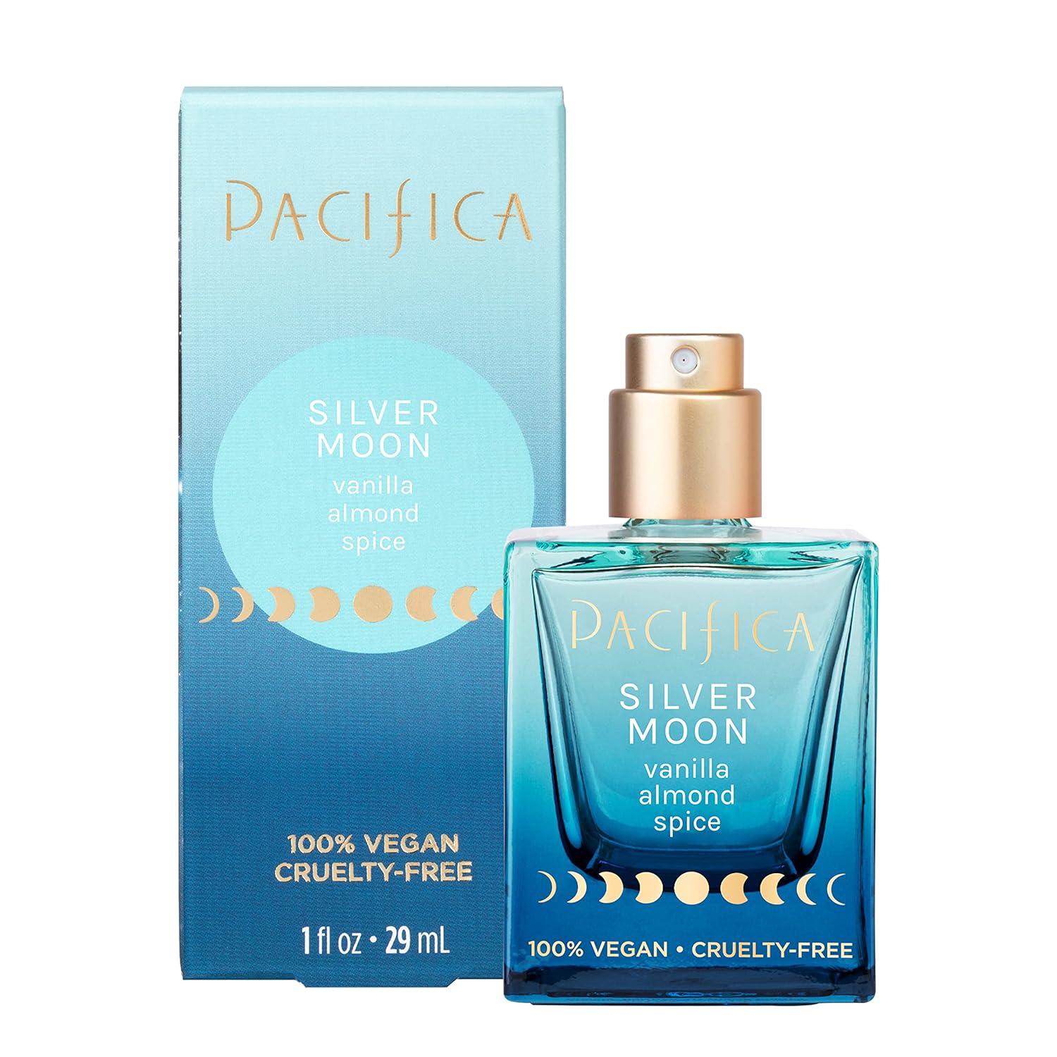 Pacifica Moon Perfume - Silver Perfume Spray Women 1fl oz (Packaging May Vary)