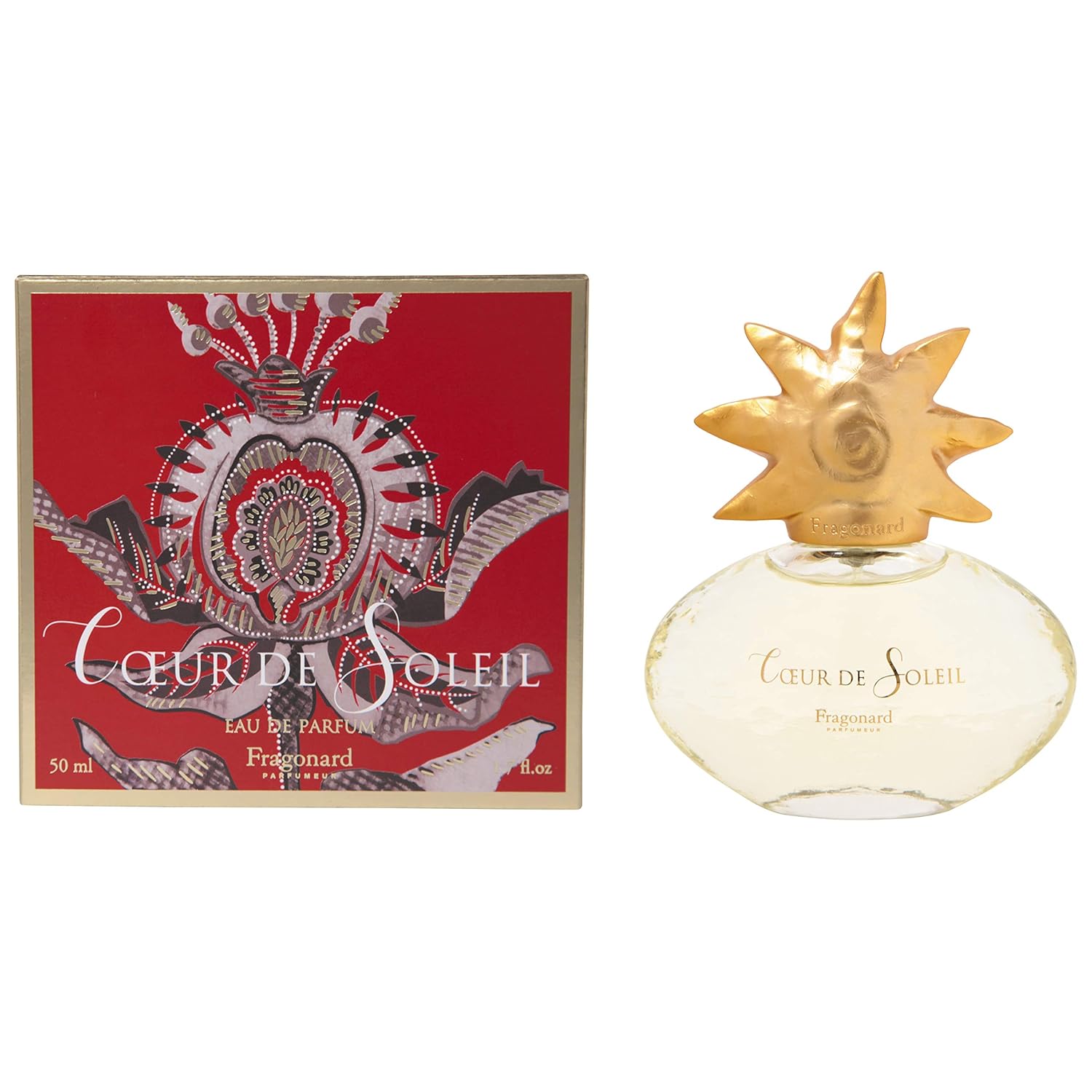 Fragonard Parfumeur Sun Trilogy Coeur De Soleil Eau De Parfum - 50 Ml : Beauty & Personal Care