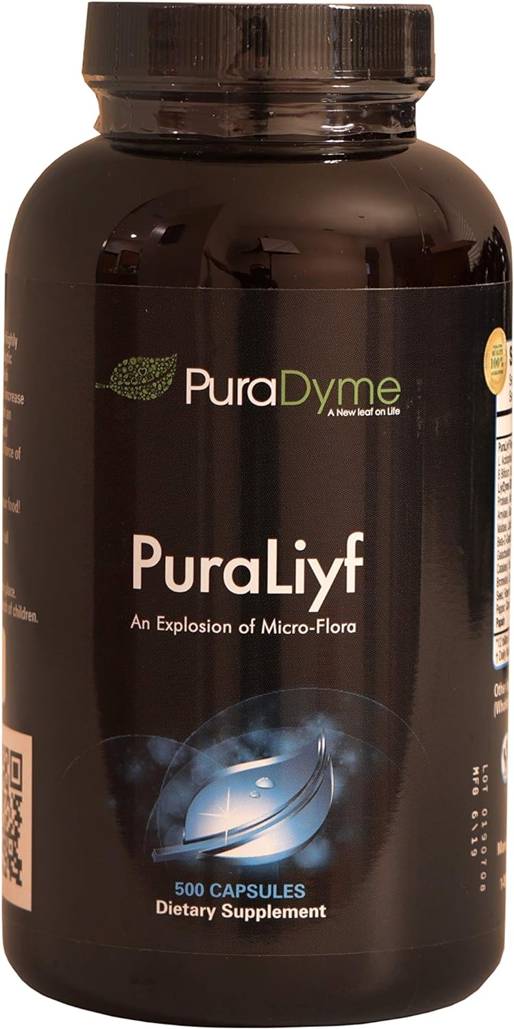 Puradyme PuraLiyf 500 Veggie Capsules by Lou Corona