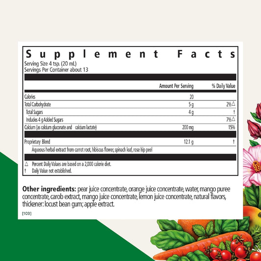 Floradix, Calcium Vegan Liquid Supplement For Bone And Muscle Support